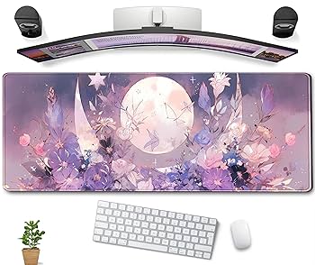Amazon.co.jp：クール カワイイ パステルパープル 花柄 デスク